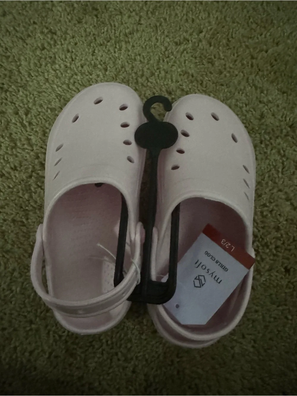 Kids Casual Slip-On Sandals in Light Pink